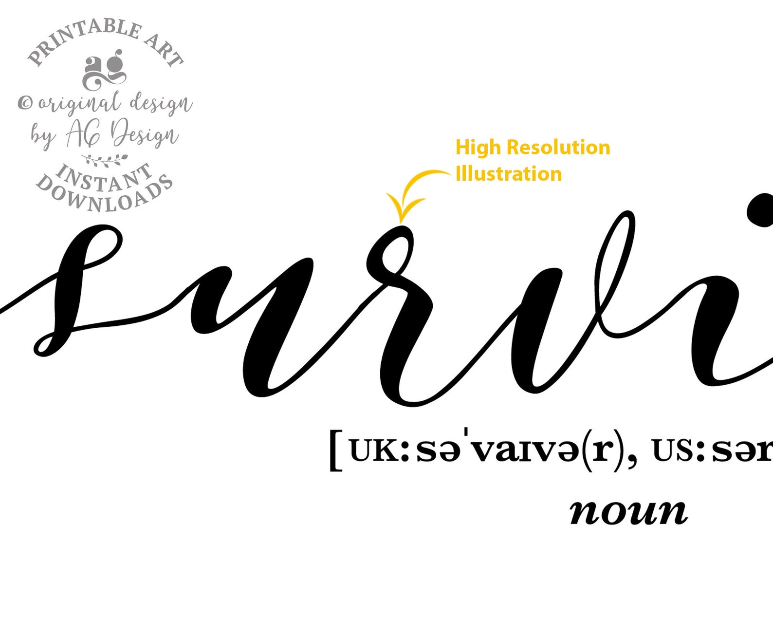 Survivor Definition Printable, Cancer Survivor Surgery Present, Warrior