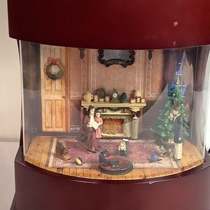 Classic Christmas Music Box J C Penny Home Collection Plays Disc Music