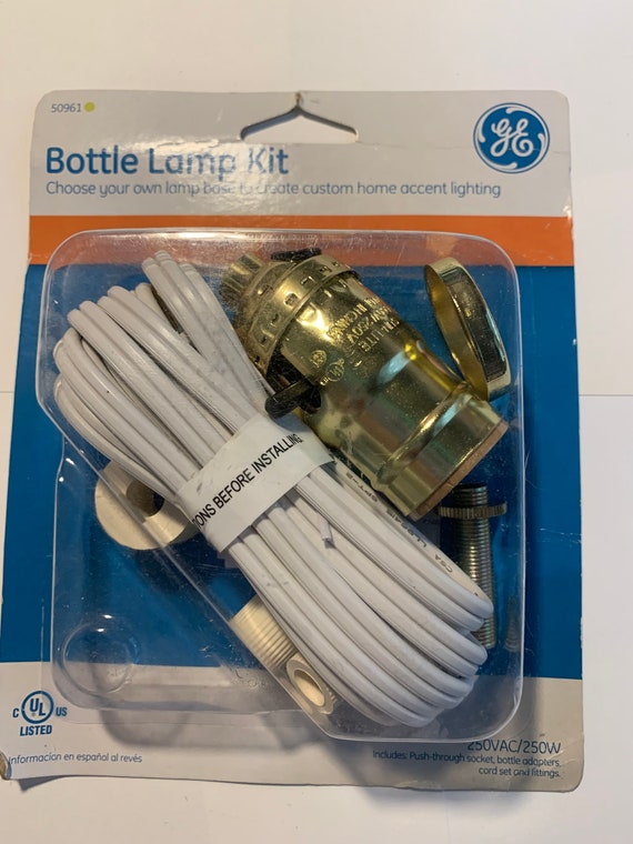 GE Bottle Lamp Kit Etsy