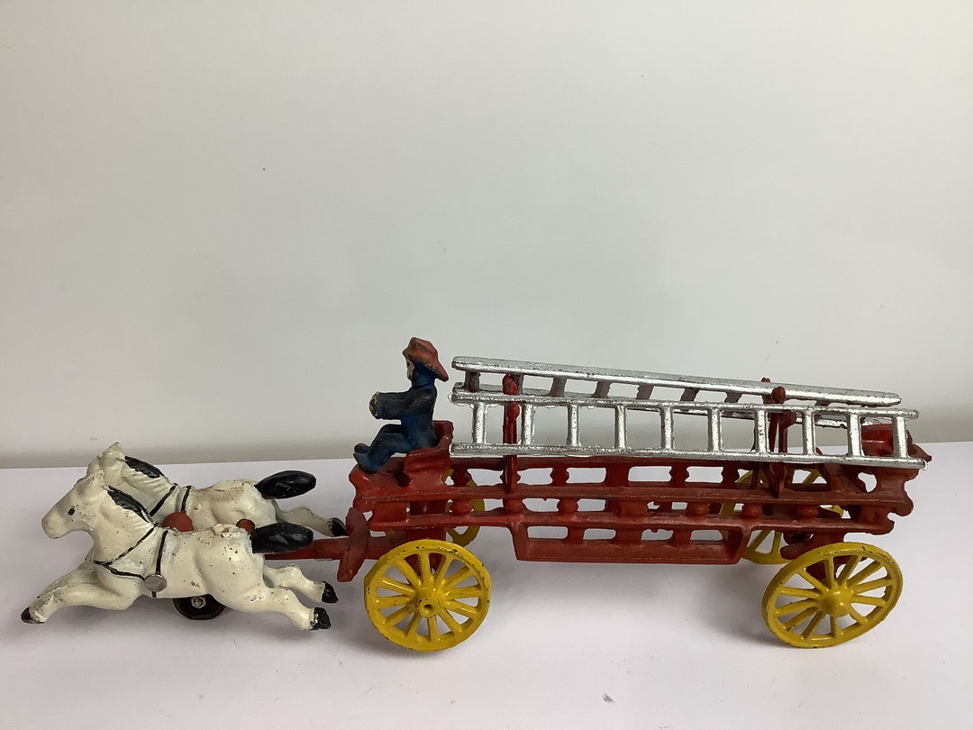 Cast Iron Fire Wagon Etsy
