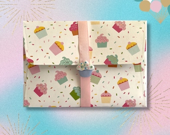 Gift card holder | cupcake | birthday | food | money envelope | thank you card | DIY coupon | envelope