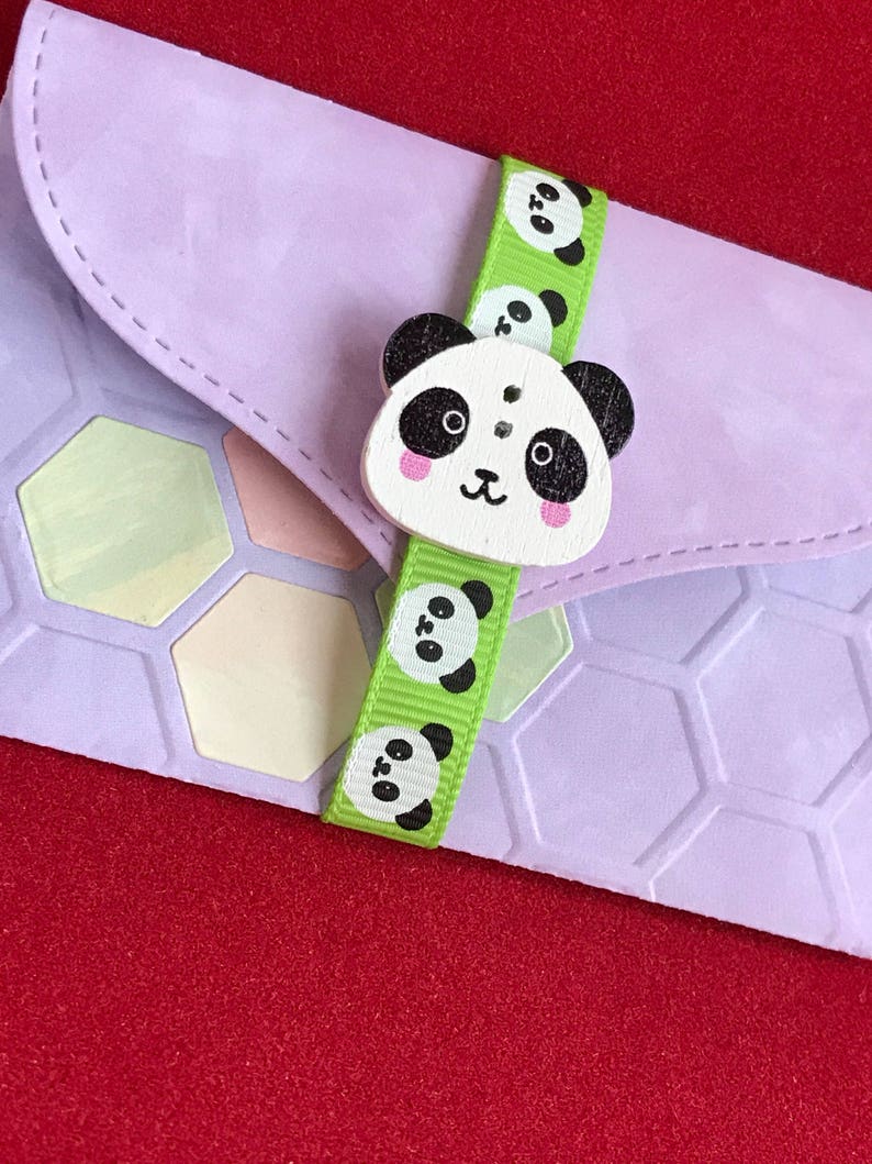 Panda gift card holder money card board game DIY coupon | Etsy