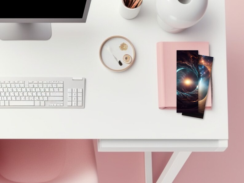 Computer Monitor Bookmarks Printable Bookmarks 2x6 || Magical Portals - Etsy