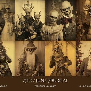 ATC Digital Download ATC Packs Ephemera for Junk Journals Scrapbooking DIY Crafts for Adults Handmade Gifts for Women