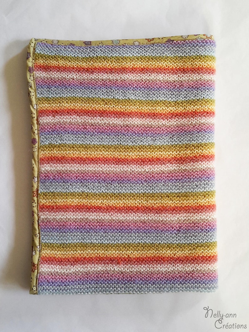 Couverture bébé multicolore laine alpaga image 2