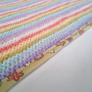 Couverture bébé multicolore laine alpaga image 3