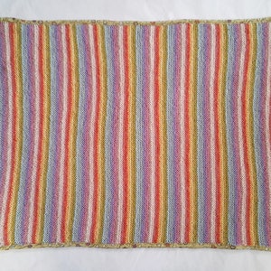 Couverture bébé multicolore laine alpaga image 5