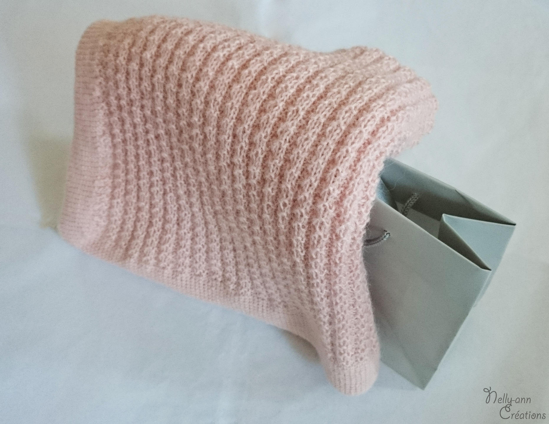 Couverture Bebe Rose Laine Alpaga