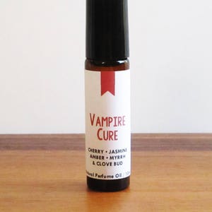 Vampire Cure / Cherry Jasmine Amber Myrrh & Clove Bud / Book - Etsy