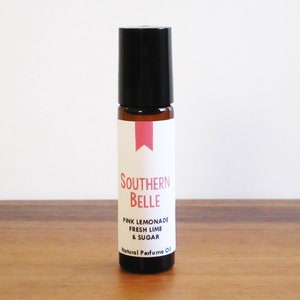 SOUTHERN BELLE / Pink Lemonade Fresh Lime & Sugar / Book Inspired / Genre Collection / Roll-On Perfume Oil