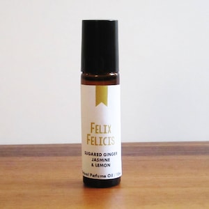 FELIX FELICIS / Sugared Ginger Lemon & Jasmine / Book Inspired / Fantasy Wizard Potion / Roll-On Perfume Oil