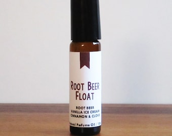 ROOT BEER FLOAT / Root Beer Vanilla Ice Cream Cinnamon Clove / Season Inspired / Summer Collection / Roll-On Perfume Oil