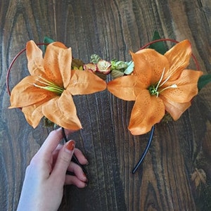 Disney Ears orange lion king simba jungle minnie mickey ears