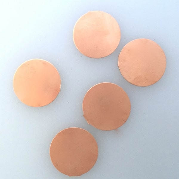 raw Copper Circle Blanks-Geometric Shapes-Jewelry Making-Hand Stamping-Metal Blanks-Stamped Jewelry-Components-Enamels-Enameling