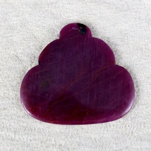 Excellent Unheated Red 27.50 Carats RUBY CABOCHON GEMSTONE Pendant For Designing