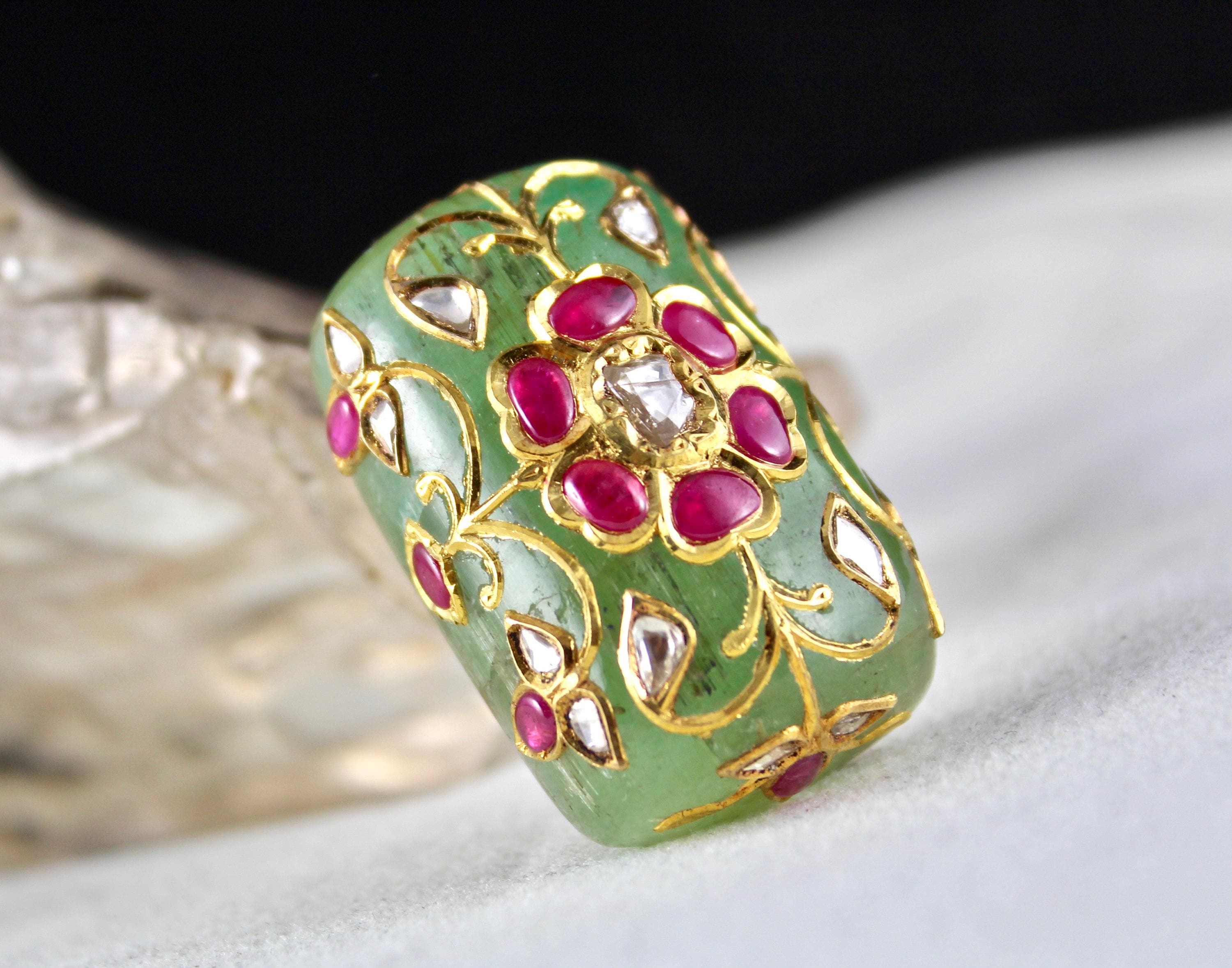 Antique Mughal Ruby UK