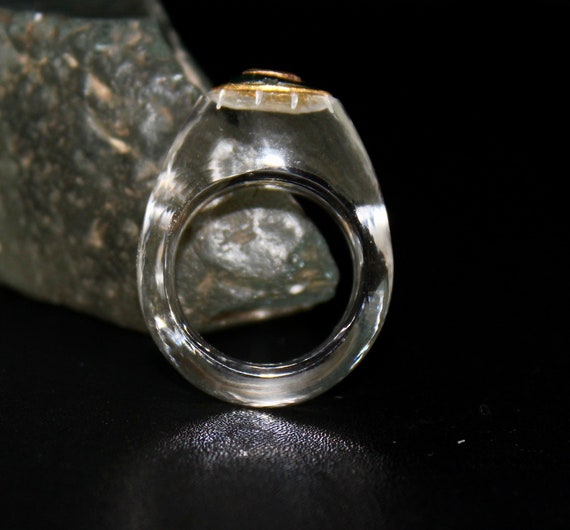 Natural Rock Crystal QUARTZ Studded With Diamond … - image 3