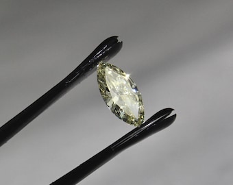 NATURAL Yellow DIAMOND Marquise Cut 0.45 Carats STONE For Pendant Ring