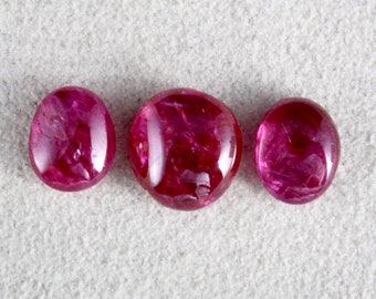 Certified Natural RUBY Burmese No Heat Fancy Cabochon 12.23 Carats Pair GEMSTONE EARRING