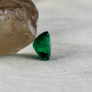 Top Natural Emerald Oval Cut 3.86 Carats 11X8mm Precious Gemstone Ring Pendant image 9