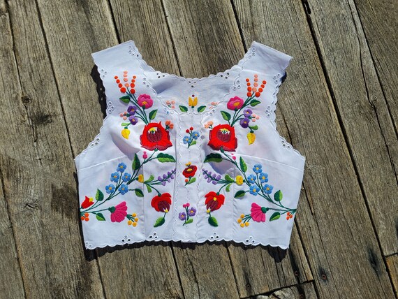 Traditional Hungarian handembroidered Vest, Waist… - image 6