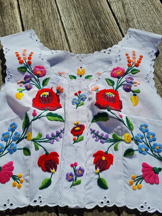 Traditional Hungarian handembroidered Vest, Waist… - image 5