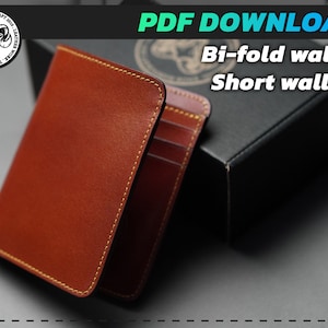 Muster Bi-Fold Portemonnaie , Muster , Portemonnaie , Handarbeit , Handarbeit ,Lederhandwerk