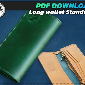 Long Wallet Standard - Leathercraft PDF Pattern