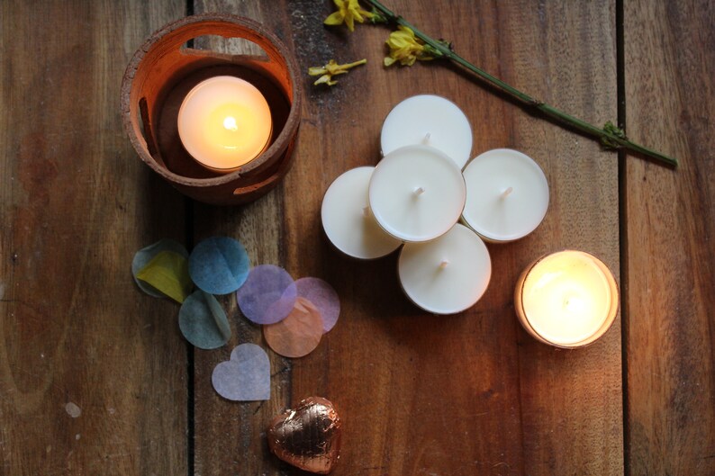 Soy Wax Tealights Scented Vegan Tea Lights Fragranced Spring Etsy UK