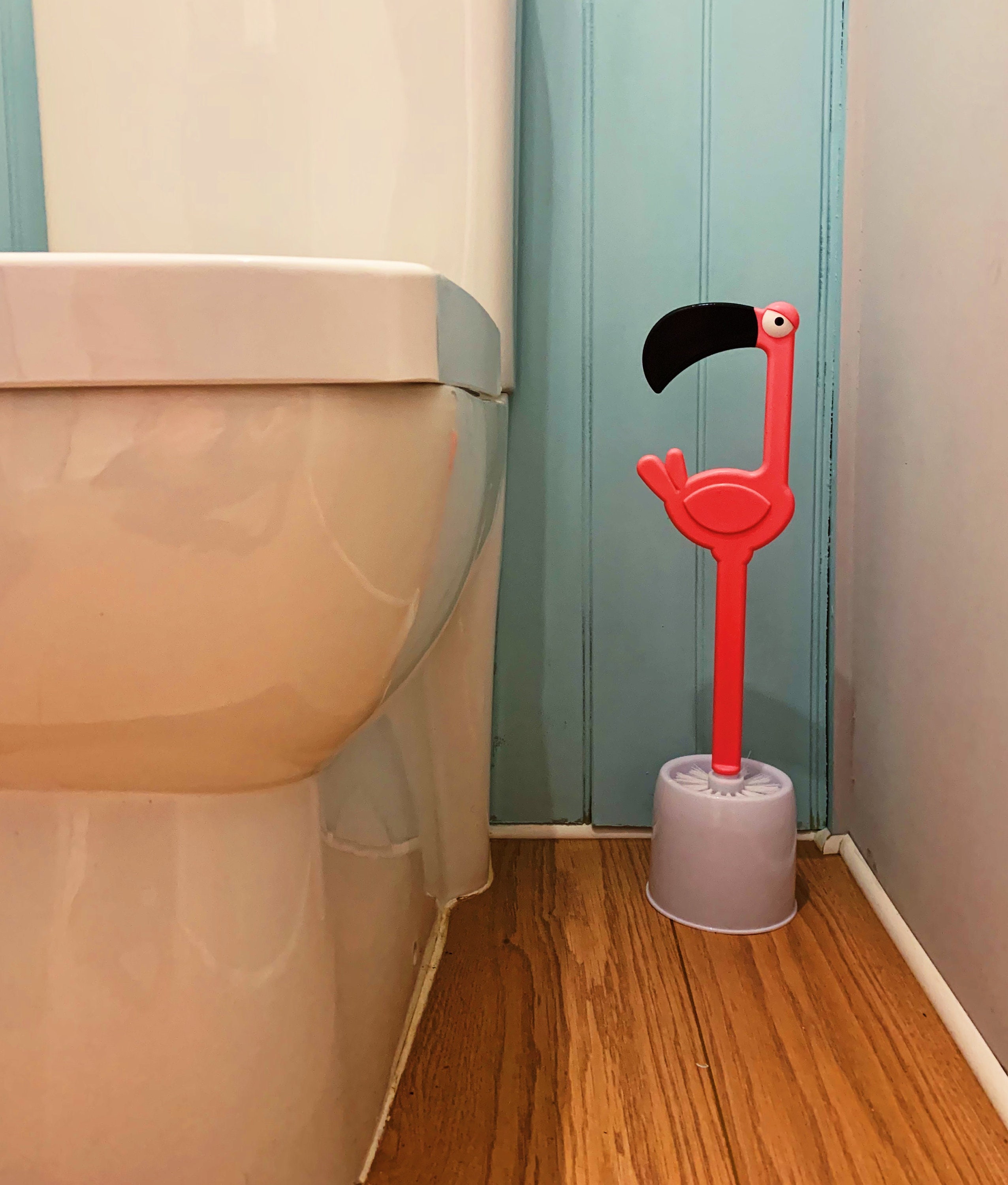 Flamingo Toilet Brush Pink Rebel Velvet | Etsy