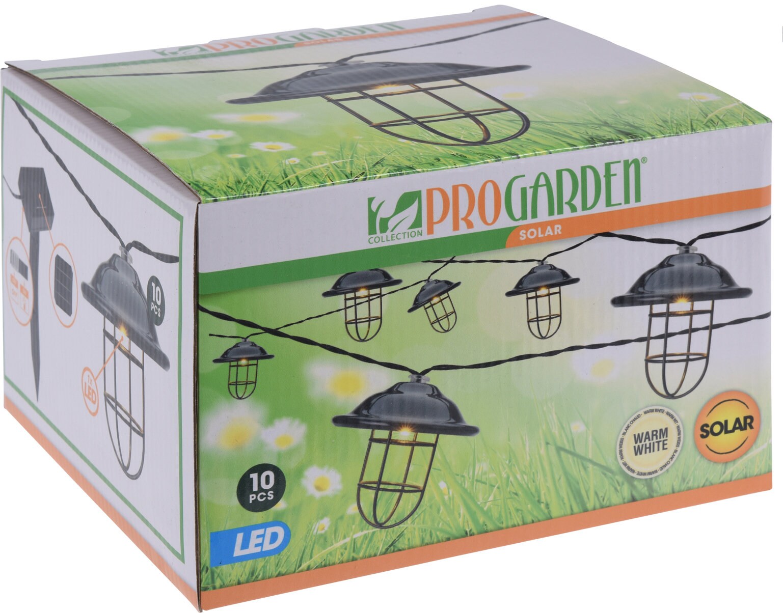 Retro Festoon Outdoor Solar Fairy Lights 10 Lamps Etsy UK