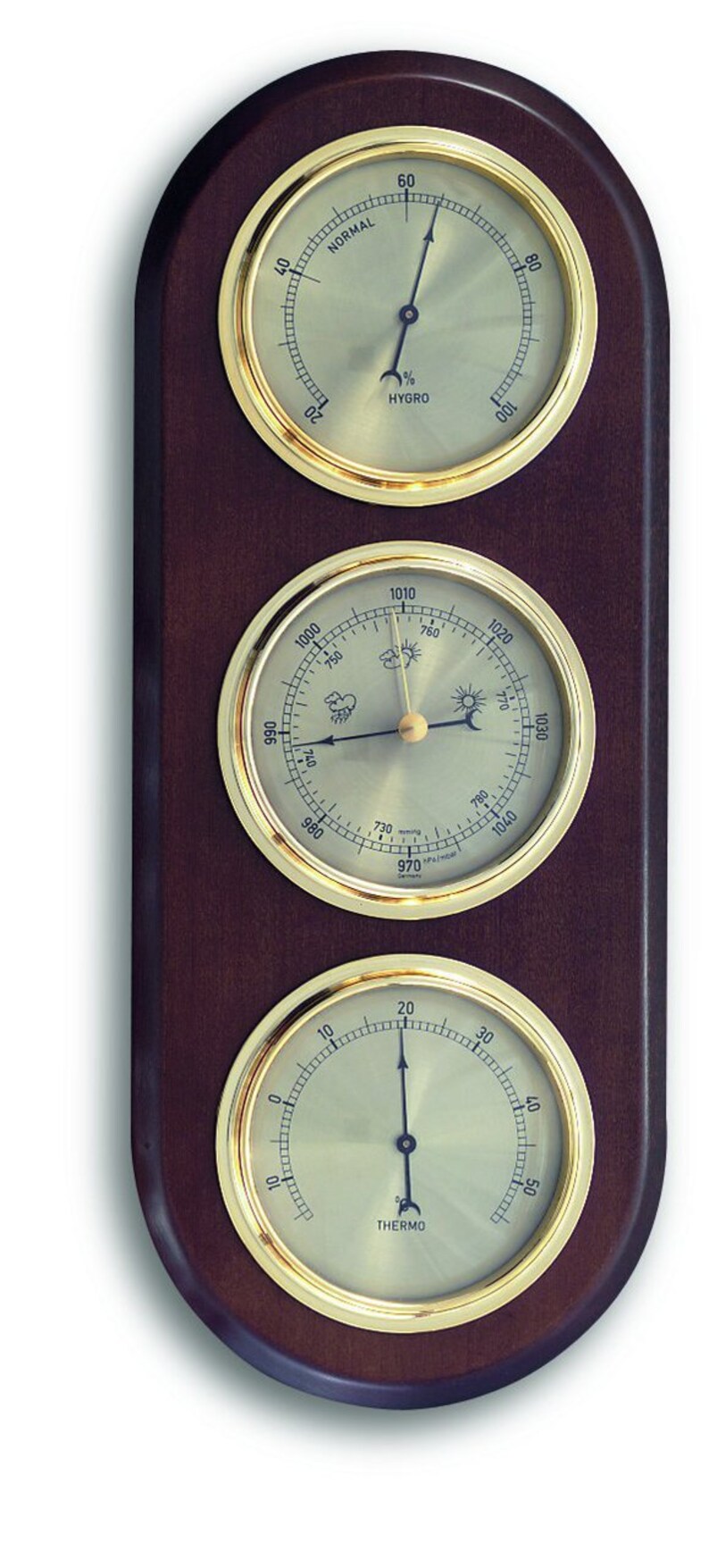 Traditional 3dial Analogue Barometer / Thermometer / Weather Etsy