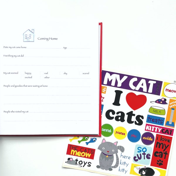 I Love My Cat Kids Journal | Gift for New Cat Owners | Pet Gift for Kids |