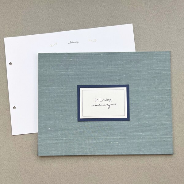 Funeral Guest Book Etsy