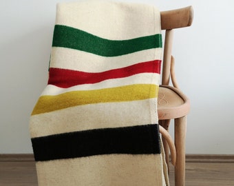 Hudson’s Bay Blanket, Replica, Stripes blanket, 100% Organic Wool Throw,Warm Tick blanket,Canada Wool Striped Blanket,Pendelton Blanket,Sale