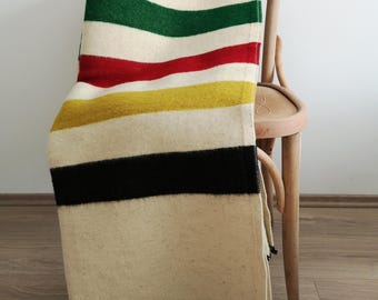 Antique Hudson Bay Point Blanket (England) 1934-40 | eBay