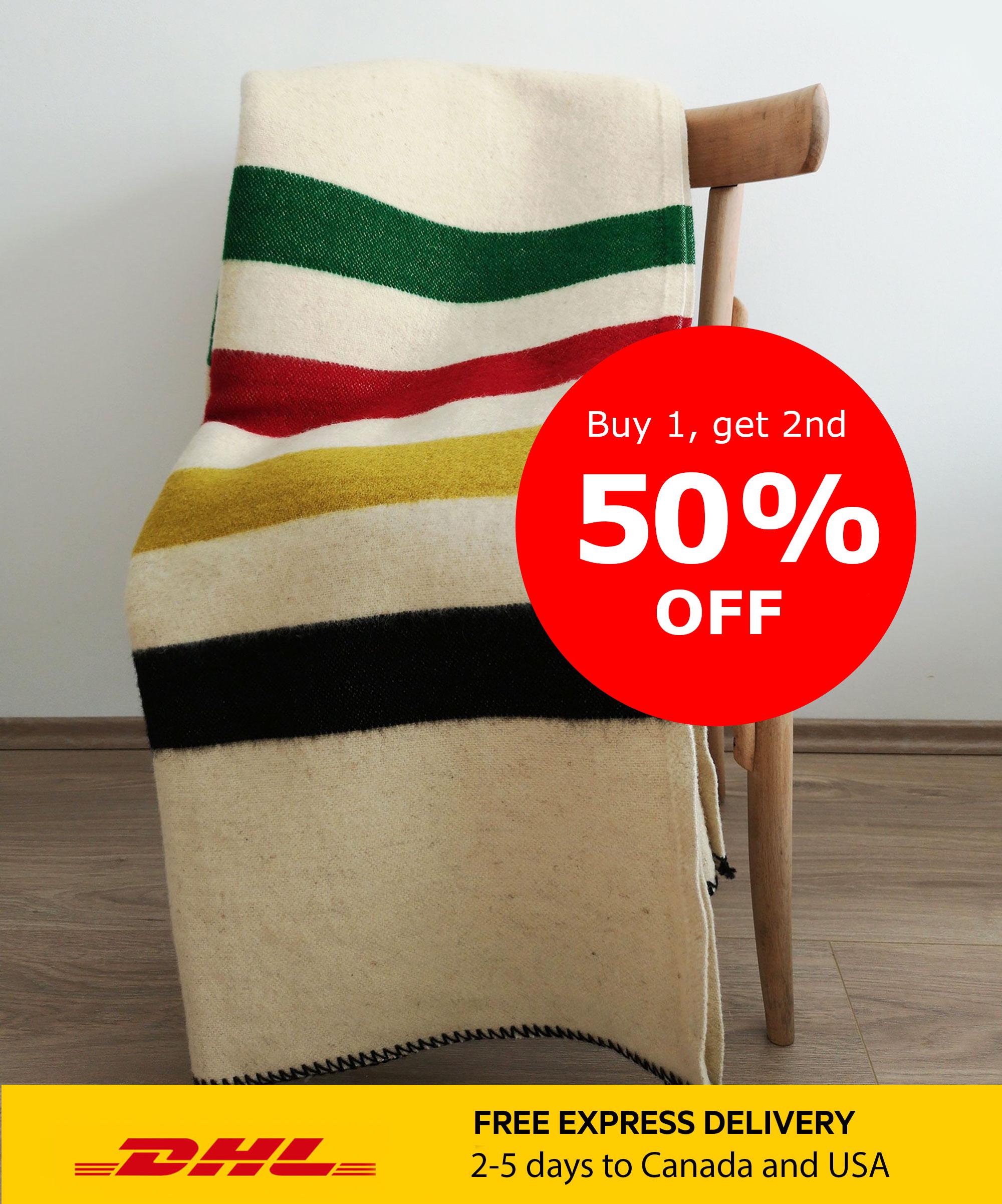1950s Vintage Hudson's Bay Blanket Coat ヴィンテージハドソン