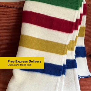 Hudson Bay King Size Blanket - Etsy