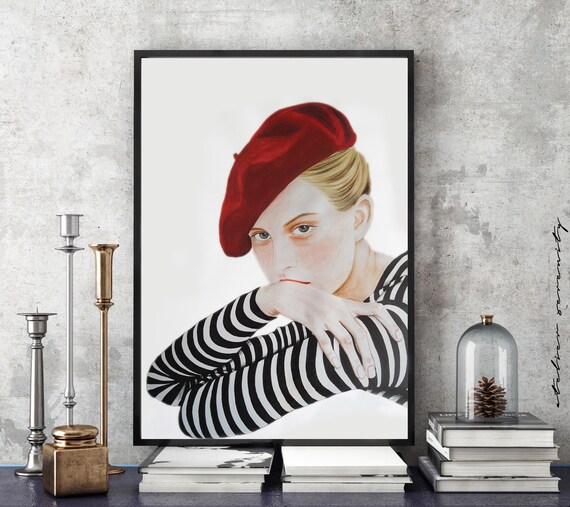 Portrait Print Top Selling Digital Print Modern Art Print Etsy