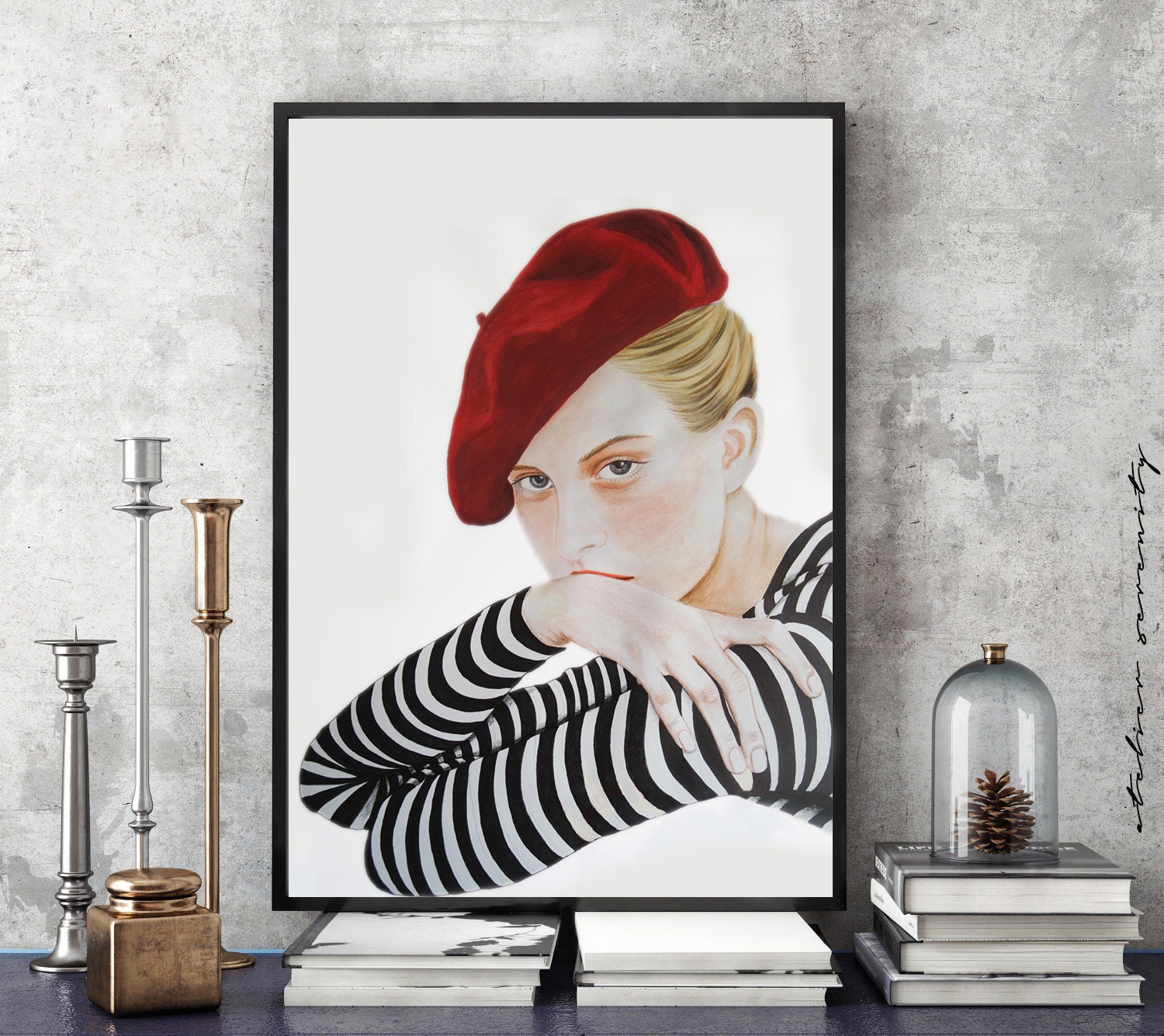 Portrait Print Top Selling Digital Print Modern Art Print Etsy