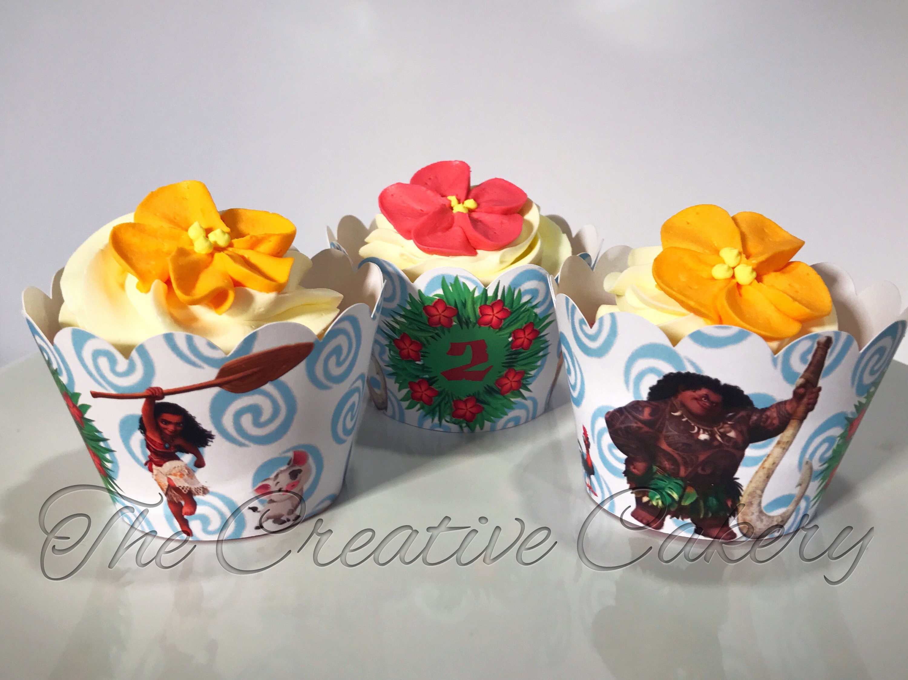 Moana Personalized Cupcake Wrappers Free Shipping Etsy Moana Personalized Cupcake Wrappers Free Shipping Etsy