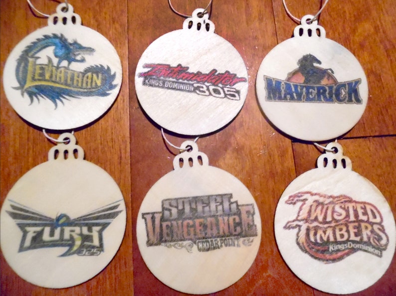 Roller Coaster Christmas Ornaments image 6