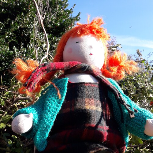 Pippi Longstocking,walford doll,character doll,Eco doll,Stainer doll,18inch doll,Cloth shops doll,limb doll,simple doll.