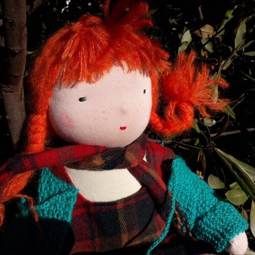 Pippi Longstocking,walford doll,character doll,Eco doll,Stainer doll,18inch doll,Cloth shops doll,limb doll,simple doll.