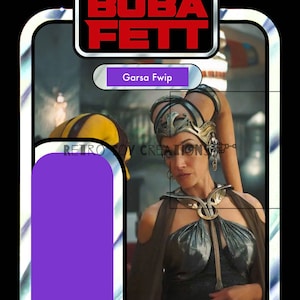 Book of Boba Fett GARSA FWIP Vintage Style Star Wars Custom Cardback
