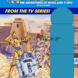 R2-D2 DROIDS Vintage Star Wars Reproduction Cardback
