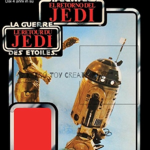 R2-D2 TRI-LOGO Vintage Star Wars Reproduction Cardback