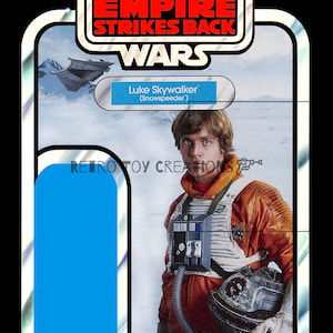 Luke Snowspeeder 41 Back Vintage Star Wars Custom Cardback