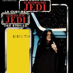 The Emperor TRI-LOGO Vintage Star Wars Reproduction Cardback