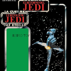 B-Wing Pilot TRI-LOGO Vintage Star Wars Reproduction Cardback